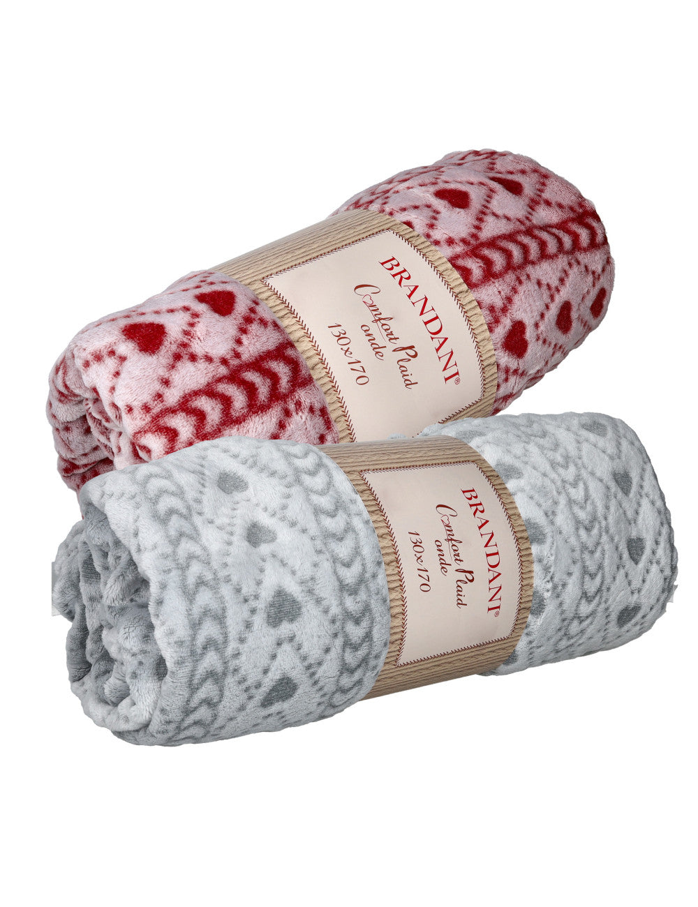 Plaid cuoricini colori assortiti