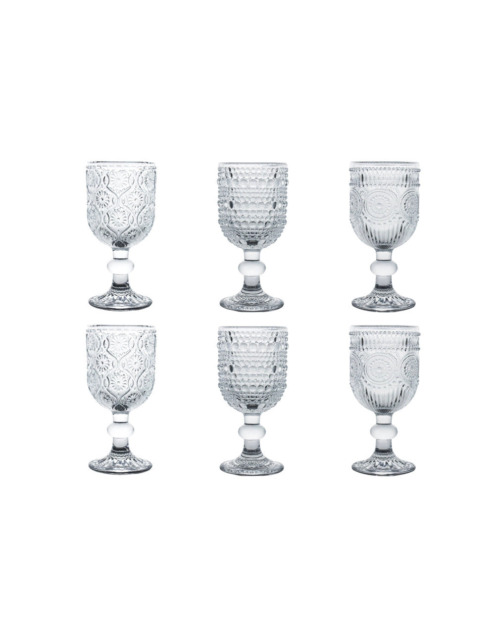 Shot liquorino decori assortiti set 6 PZ vetro